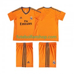 Camisola Alternativa (2ª) Real Madrid Retro 2013 2014 Manga Curta ,Criança