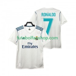 Camisola Principal Real Madrid Cristiano Ronaldo 7 Retro 2017 Manga Curta ,Homem