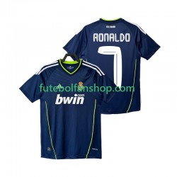 Camisola Alternativo Real Madrid Cristiano Ronaldo 7 Retro 2010 2011 Manga Curta ,Homem