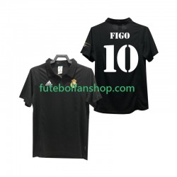 Camisola Alternativo Real Madrid FIGO 10 Retro 2002 2003 Manga Curta ,Homem