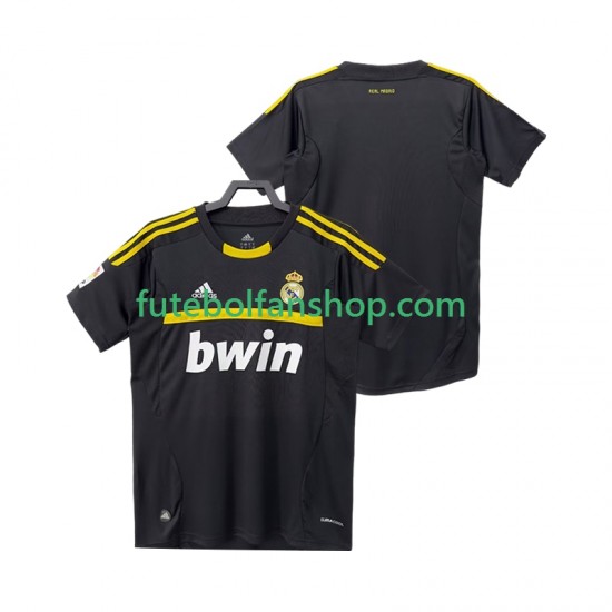 Camisola Alternativo Guarda-redes Real Madrid Retro 2011 2012 Manga Curta ,Homem