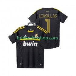 Camisola Alternativo Guarda-redes Real Madrid I.CASILLAS 1 Retro 2011 2012 Manga Curta ,Homem