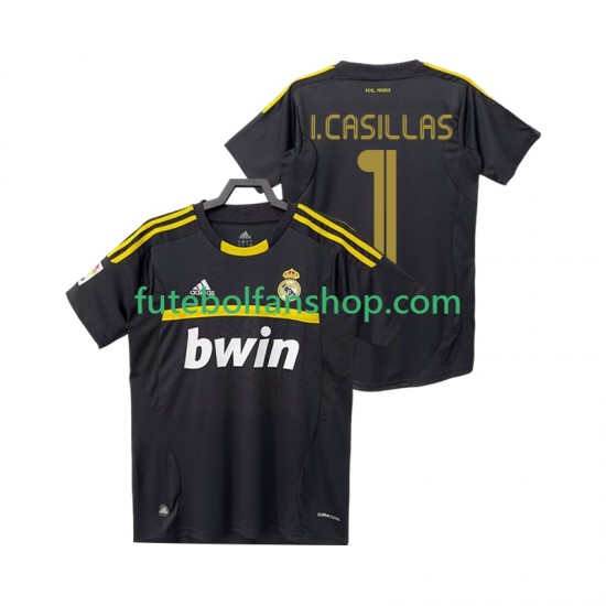 Camisola Alternativo Guarda-redes Real Madrid I.CASILLAS 1 Retro 2011 2012 Manga Curta ,Homem Camisola Alternativo Guarda-redes Real Madrid I.CASILLAS 1 Retro 2011 2012 Manga Curta ,Homem