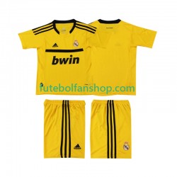 Camisola Principal Guarda-redes Real Madrid Retro 2011 2012 Manga Curta ,Criança