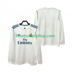 Camisola Principal Real Madrid Retro 2017 2018 Manga Comprida ,Homem