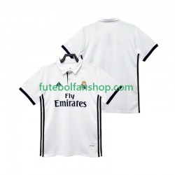 Camisola Principal Real Madrid Retro 2017 2018 Manga Curta ,Homem