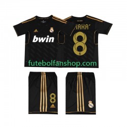 Camisola Alternativo Real Madrid KAKA 8 Retro 2011-2012 Manga Curta ,Criança