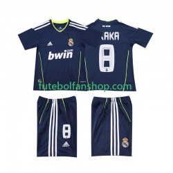 Camisola Alternativo Real Madrid KAKA 8 Retro 2010 2011 Manga Curta ,Criança
