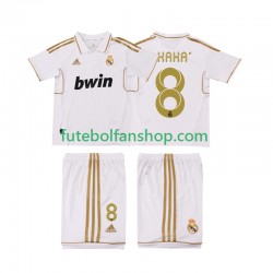 Camisola Principal Real Madrid KAKA 8 Retro 2011 2012 Manga Curta ,Criança