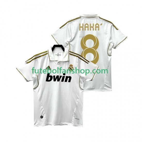 Camisola Principal Real Madrid KAKA 8 Retro 2011 2012 Manga Curta ,Homem