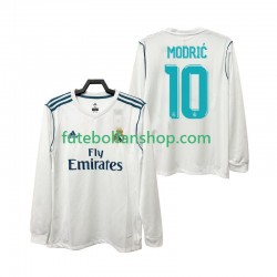 Camisola Principal Real Madrid MODRIC 10 Retro 2017 2018 Manga Comprida ,Homem