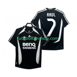 Camisola Alternativa (2ª) Real Madrid RAUL 7 Retro 2006 2007 Manga Curta ,Homem