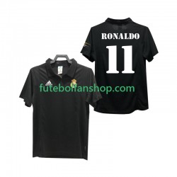 Camisola Alternativo Real Madrid RONALDO 11 Retro 2002 2003 Manga Curta ,Homem