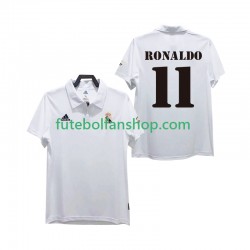 Camisola Principal Real Madrid RONALDO 11 Retro 2002 2003 Manga Curta ,Homem