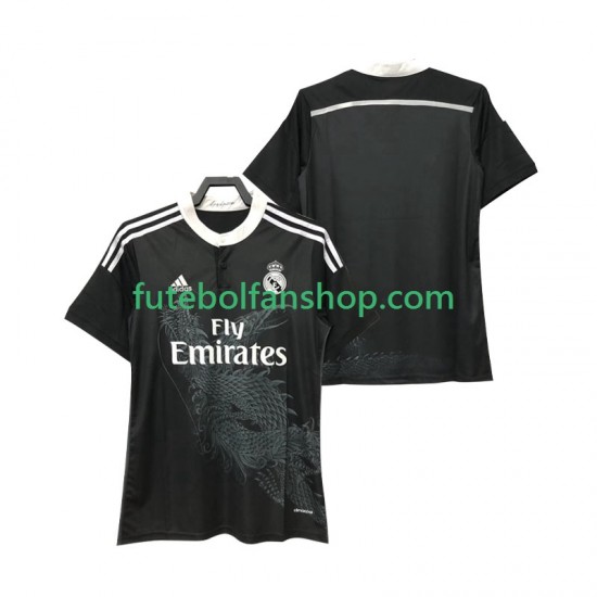 Camisola Alternativo Real Madrid Retro 2014 2015 Manga Curta ,Homem