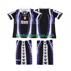 Camisola Alternativa (2ª) Real Madrid Retro 1997 1998 Manga Curta ,Criança