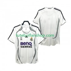 Camisola Principal Real Madrid Retro 2006 2007 Manga Curta ,Homem