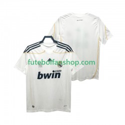 Camisola Principal Real Madrid Retro 2009 2010 Manga Curta ,Homem