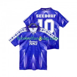 Camisola Alternativo Real Madrid SEEDORF 10 Retro 1996 1997 Manga Curta ,Homem