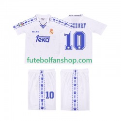 Camisola Principal Real Madrid SEEDORF 10 Retro 1996 1997 Manga Curta ,Criança