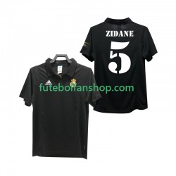 Camisola Alternativo Real Madrid ZIDANE 5 Retro 2002 2003 Manga Curta ,Homem