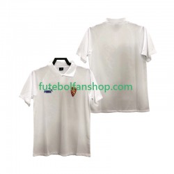Camisola Principal Real Zaragoza Retro 1995 Manga Curta ,Homem