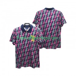 Camisola Alternativo Seleção Escocesa Retro 1988 1989 Manga Curta ,Homem