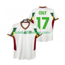 Camisola Principal Seleção Senegalesa COLY 17 Retro 2002 Manga Curta ,Homem