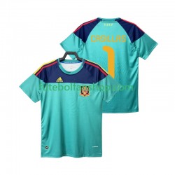 Camisola Principal Guarda-redes Seleção Espanhola Casillas 1 Retro 2010 Manga Curta ,Homem