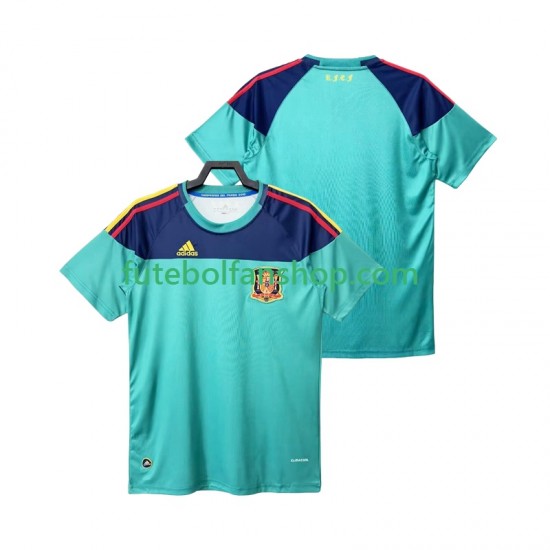 Camisola Principal Guarda-redes Seleção Espanhola Retro 2010 Manga Curta ,Homem