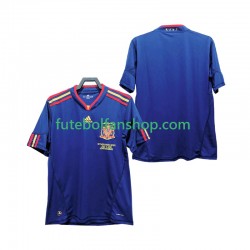 Camisola Alternativo Seleção Espanhola Retro 2010 Manga Curta ,Homem