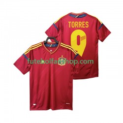Camisola Principal Seleção Espanhola TORRES 9 Retro 2012 Manga Curta ,Homem