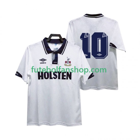 Camisola Principal Tottenham Hotspur 10 Retro 1991 1993 Manga Curta ,Homem Camisola Principal Tottenham Hotspur 10 Retro 1991 1993 Manga Curta ,Homem