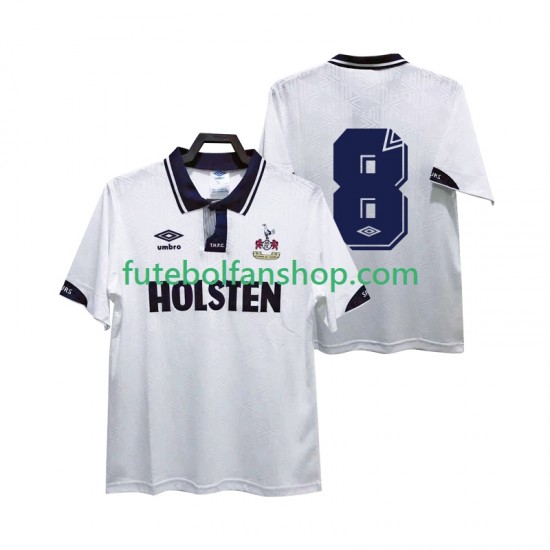 Camisola Principal Tottenham Hotspur 8 Retro 1991 1993 Manga Curta ,Homem Camisola Principal Tottenham Hotspur 8 Retro 1991 1993 Manga Curta ,Homem