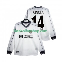 Camisola Principal Tottenham Hotspur GINOLA 14 Retro 1997 1999 Manga Comprida ,Homem