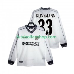 Camisola Principal Tottenham Hotspur KLINSMANN 33 Retro 1997 1999 Manga Comprida ,Homem