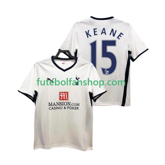 Camisola Principal Tottenham Hotspur Keane 15 Retro 2008 2009 Manga Curta ,Homem Camisola Principal Tottenham Hotspur Keane 15 Retro 2008 2009 Manga Curta ,Homem
