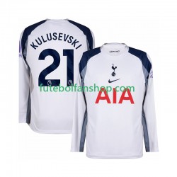 Camisola Principal Tottenham Hotspur Kulusevski 21 Época 2025/2026 Manga Comprida ,Homem