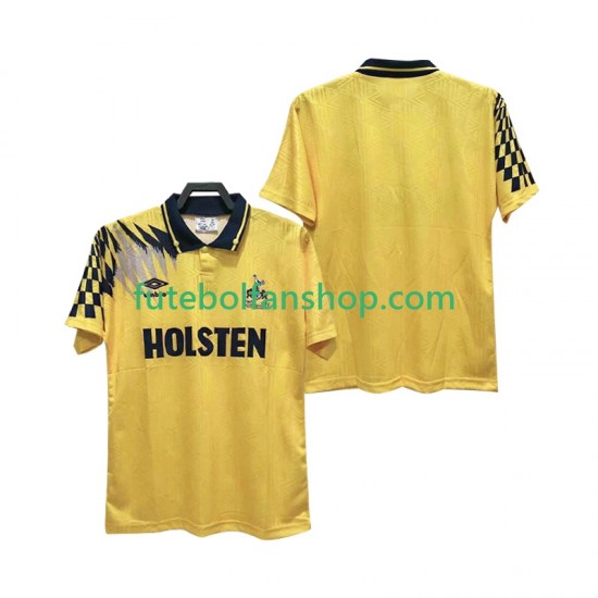 Camisola Alternativo Tottenham Hotspur Retro 1992 1994 Manga Curta ,Homem