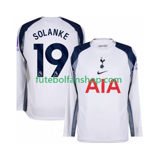 Camisola Principal Tottenham Hotspur Solanke 19 Época 2025/2026 Manga Comprida ,Homem Camisola Principal Tottenham Hotspur Solanke 19 Época 2025/2026 Manga Comprida ,Homem