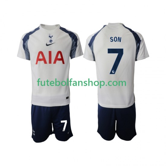 Camisola Principal Tottenham Hotspur Son Heung-Min 7 Época 2025/2026 Manga Curta ,Criança Camisola Principal Tottenham Hotspur Son Heung-Min 7 Época 2025/2026 Manga Curta ,Criança
