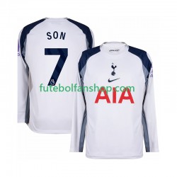 Camisola Principal Tottenham Hotspur Son Heung-Min 7 Época 2025/2026 Manga Comprida ,Homem