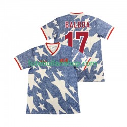 Camisola Alternativo Seleção Estados Unidos BALBOA 17 Retro 1994 Manga Curta ,Homem