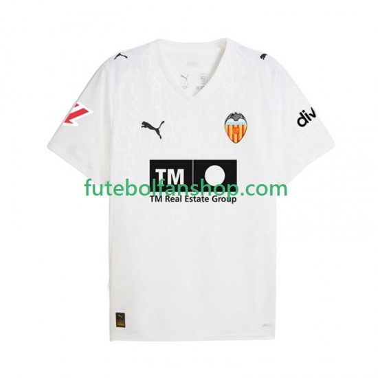 Camisola Principal Valencia CF Época 2025/2026 Manga Curta ,Homem Camisola Principal Valencia CF Época 2025/2026 Manga Curta ,Homem