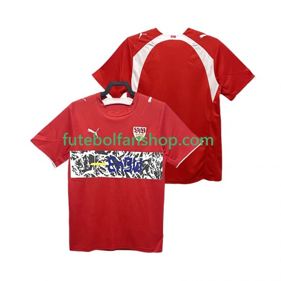 Camisola Alternativo VfB Stuttgart Retro 2006 2007 Manga Curta ,Homem