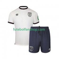 Camisola Alternativo West Ham United Época 2025/2026 Manga Curta ,Criança
