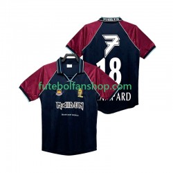 Camisola Principal West Ham United LAMPARD 18 Retro Iron Maiden 1999 Manga Curta ,Homem