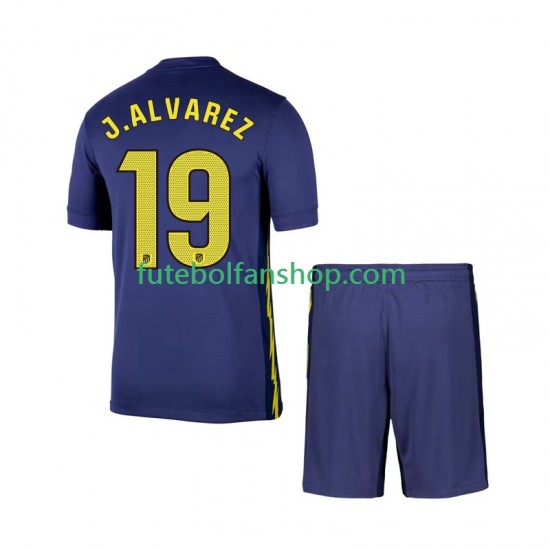 Camisola Alternativo Atlético Madrid Julian Alvarez 19 Época 2025/2026 Manga Curta ,Criança