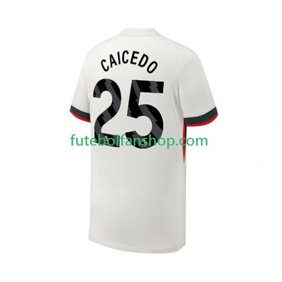 Camisola Alternativo Chelsea Moises Caicedo 25 Época 2025/2026 Manga Curta ,Homem