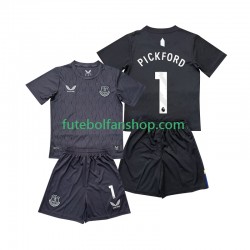 Camisola Alternativo Guarda-redes Everton Pickford 1 Época 2025/2026 Manga Curta ,Criança